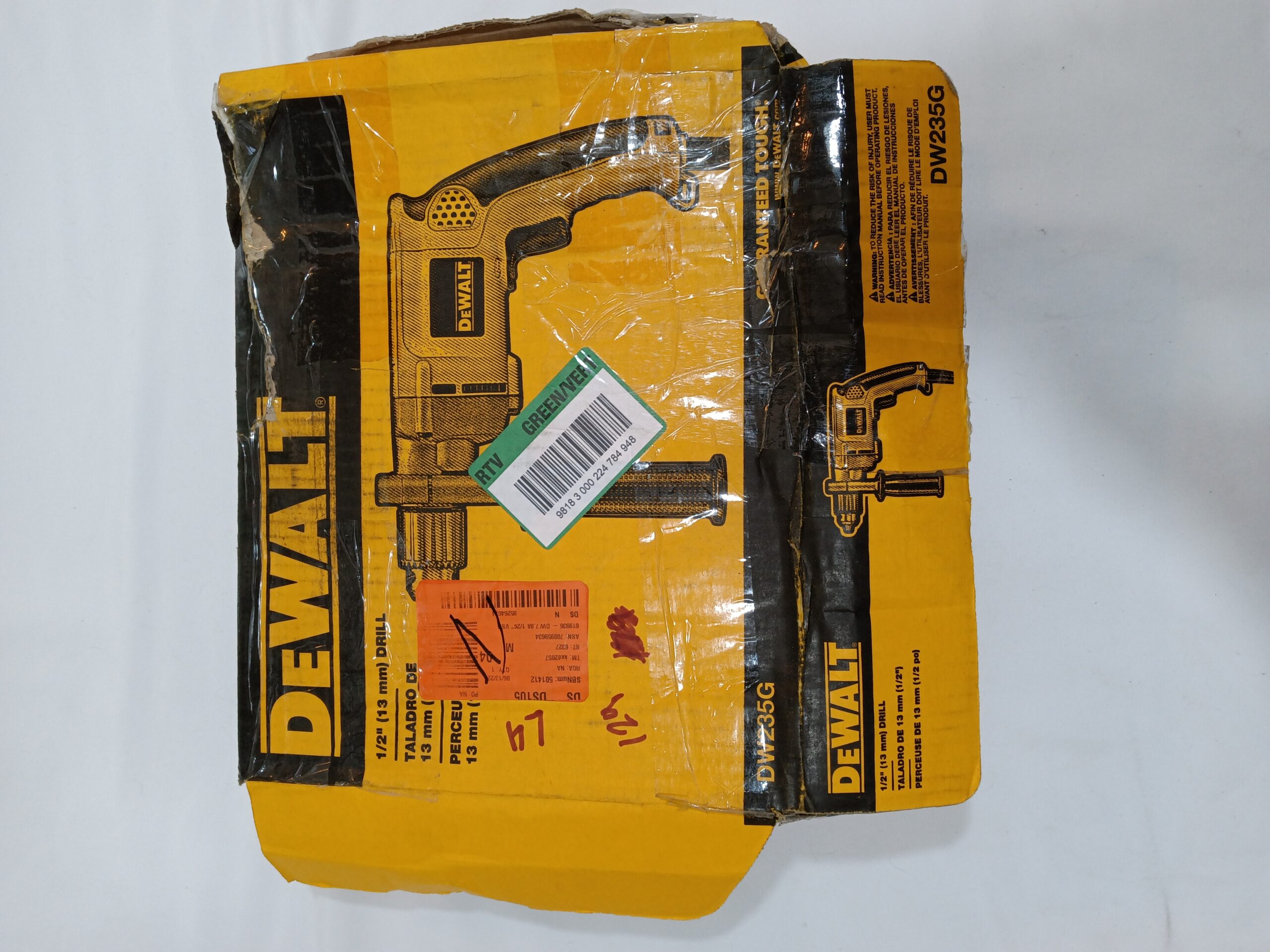 DEWALT 7.8 Amp Corded 1/2 in. Variable Speed Reversing Drill - Image 5