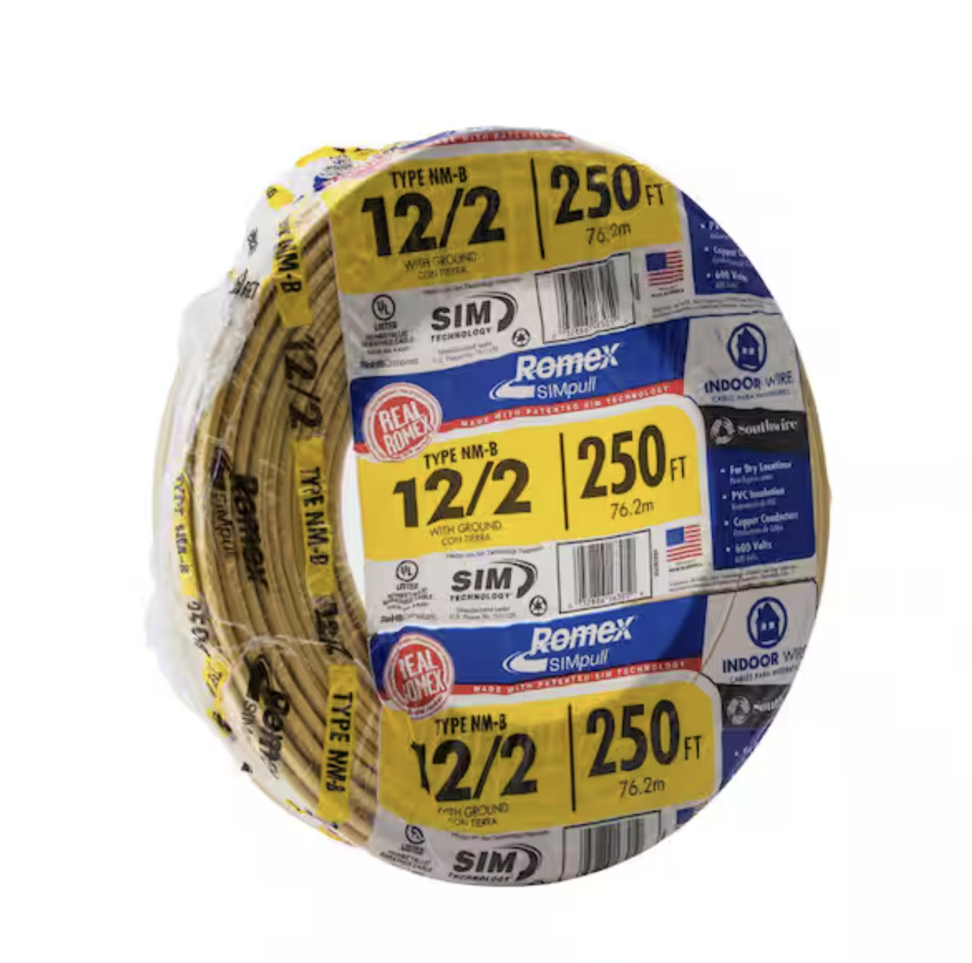 12/2 Romex copper wire 250ft roll - Image 6