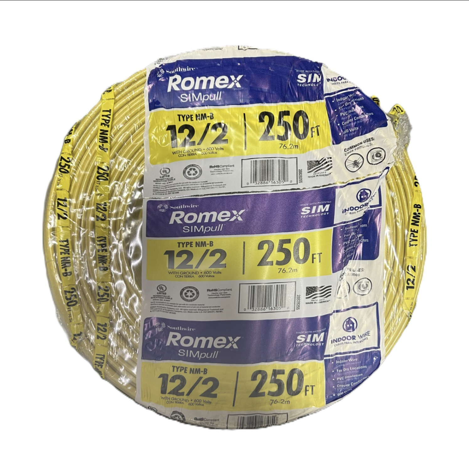 12/2 Romex copper wire 250ft roll - Image 12