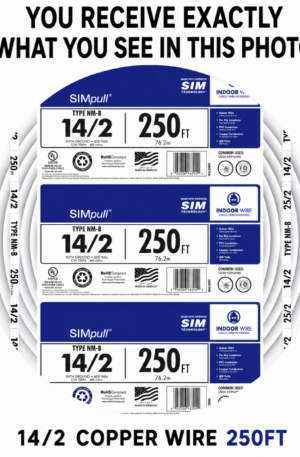 14/2 Romex wire 250ft copper roll