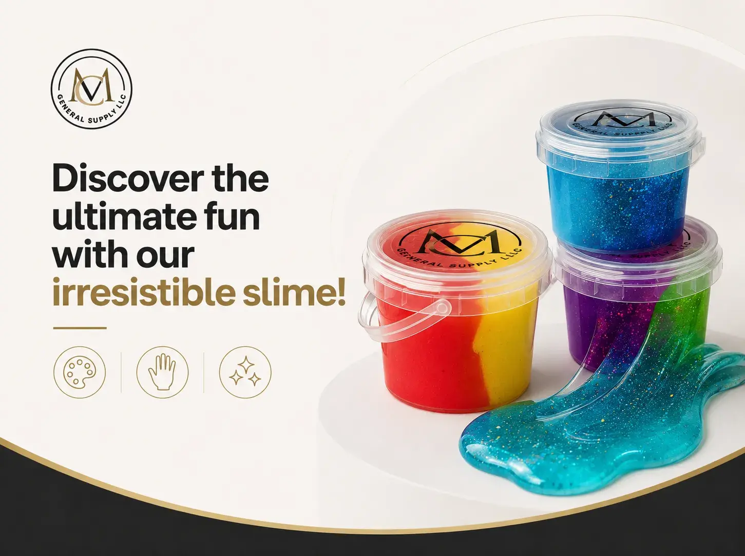 Marlon Cruz colorful slime products